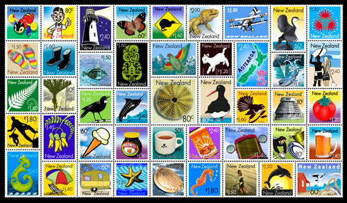 kiwiana-art-stamp-sheet